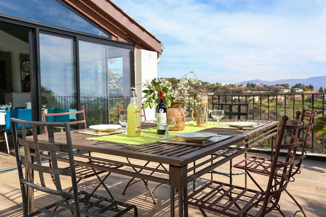 3-Course Organic Dinner in Garden with Views of French Riviera - The garden, olive trees, and view