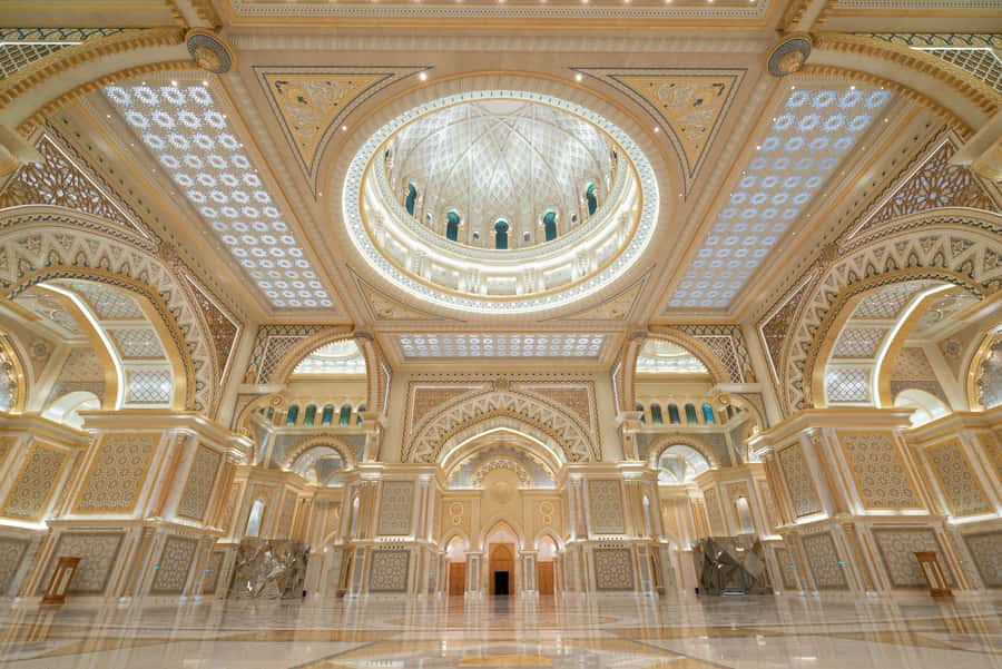 Abu Dhabi: Qasr Al Watan Palace & Garden Entry Ticket - The Palace Interiors: Marble, Gold, and Ceremonial Scale