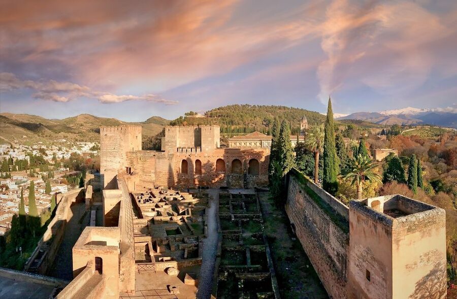 Alhambra's Gardens: Generalife, Partal, Alcazaba, & Carlos V - Calle Real and the Medina: seeing the working Alhambra