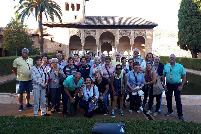 Alhambra Tour :Generalife Gardens ,Palaces and towers.Skiptheline - Towers, fortress walls, and Granada views