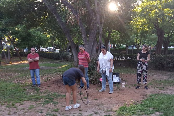 Athens with Kids: Myths & Family Games in the National Garden - Five handmade games for children and adults