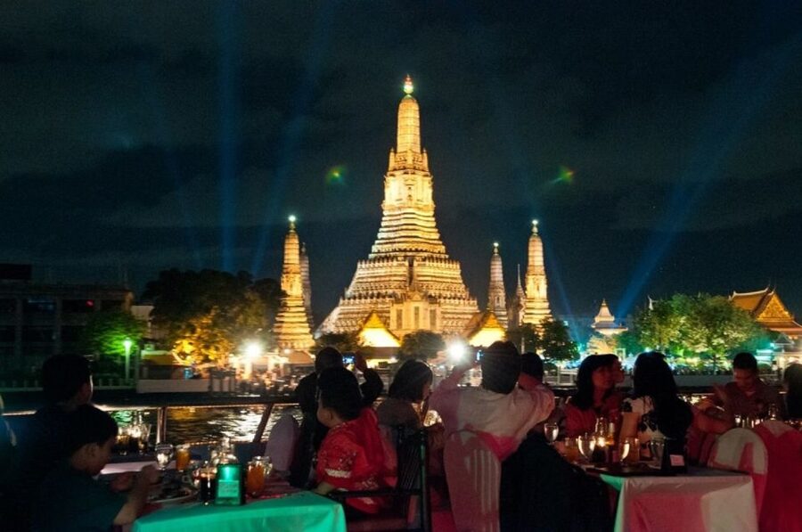 Bangkok: 2-Hour Dinner & Shows on White Orchid River Cruise - The buffet: useful variety, mixed expectations