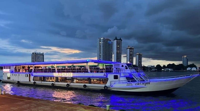 Bangkok: White Orchid Chao Phraya Cruise, Thai Buffet & Beer - The practical limits of a two-hour cruise