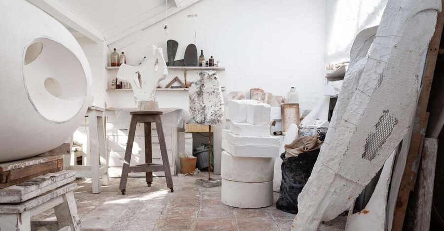 Barbara Hepworth Museum & Sculpture Garden: entry to site. - The studios and the working life behind the art