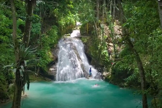 Blue Hole Waterfalls and Rasta Garden from Montego Bay - From Montego Bay to the hills near Ocho Rios