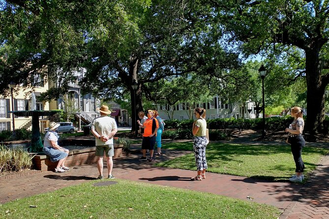 Botanical Tour (by Walk With Me Savannah Tours) - Monterey Square adds olives, juniper, and gardenias