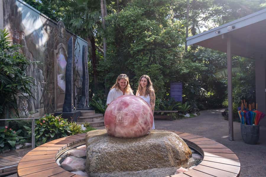 Byron Bay: Crystal Castle & Shambhala Gardens Entry Ticket - Listening to crystal singing bowls at noon or 3 pm
