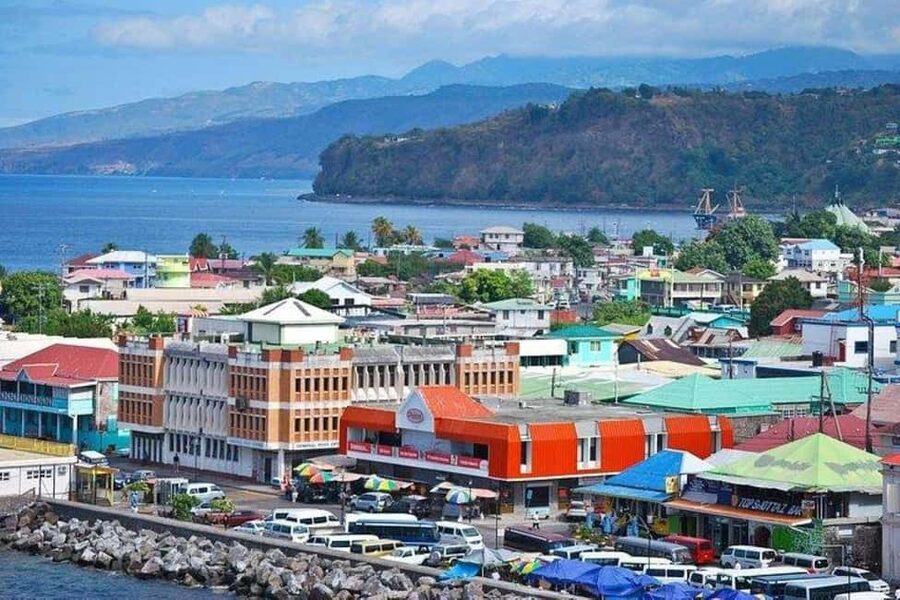 City Tour w/ Gardens, Volcano, Trafalgar Falls, Morne Bruce - Morne Bruce turns Roseau into a map