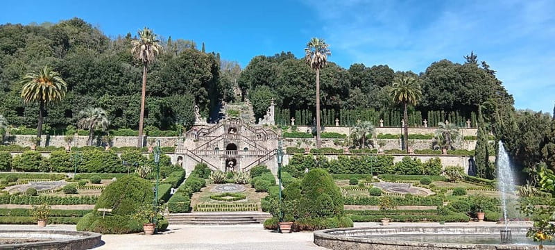 Collodi: Villa Garzoni Garden and Butterfly House Admission Ticket - Following the Scala d’Acqua and its fountains