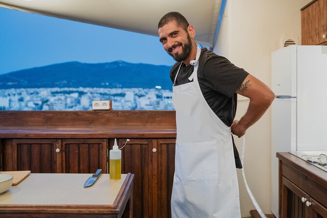 Cooking Class at Diamond Roof Garden - Ending with rice pudding and Greek wine