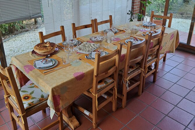 Cooking class in a garden: handmade pasta - What the $123.02 price includes in practical terms