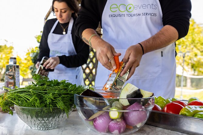 Cooking experience in the most beautiful garden near Rethymno - Meeting Maria, Rebecca, and the cooking team