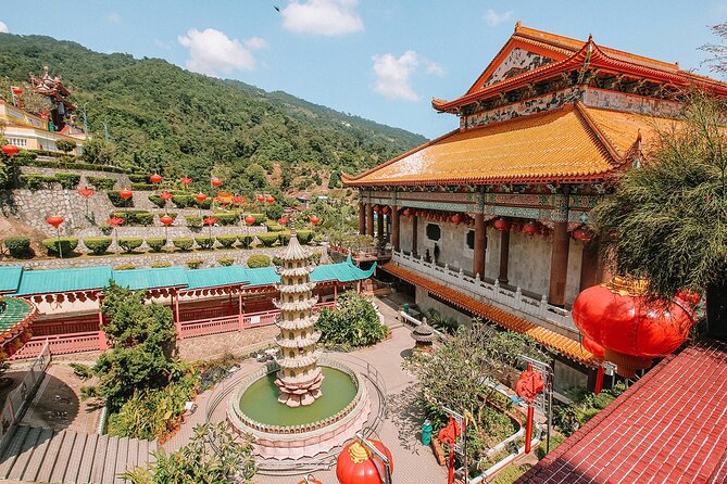Discover Penang's Best: Hill, Beach, Botanic Gardens & Kek Lok Si - Dhammikarama Burmese Temple across the road