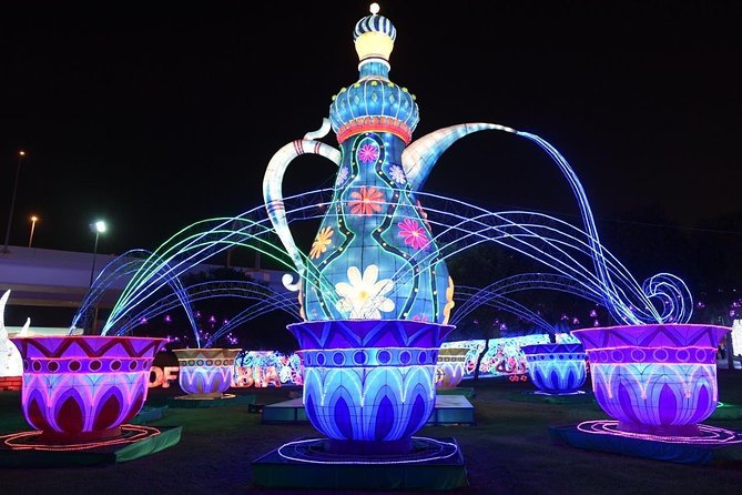 Dubai frame and Dubai Garden Glow tour with private transfers - What the price includes, and what it does not