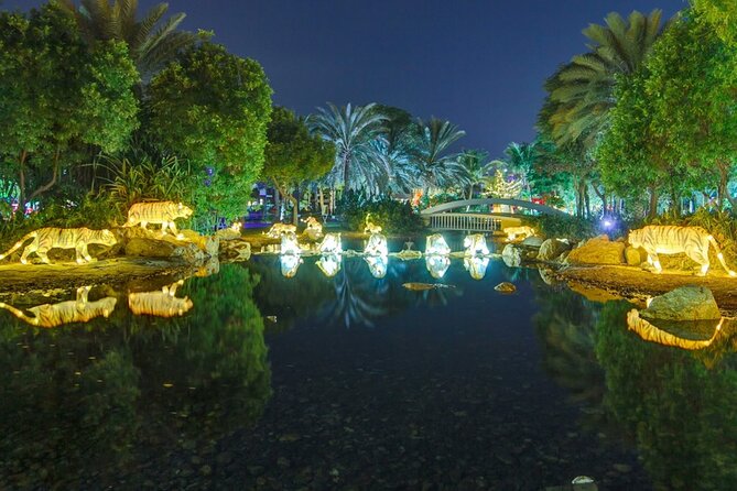 Dubai Garden Glow Tickets with Transport Options - Magic Park and its optical illusions