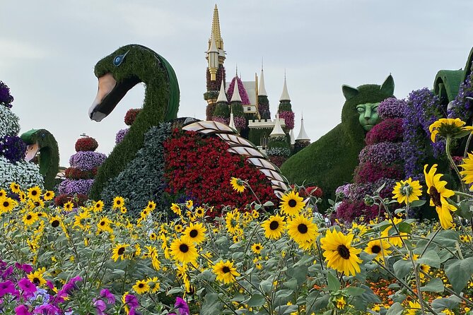 Dubai Miracle Garden Admission Ticket with Hotel Transfer - Heat, shade, seating, and the best time to go