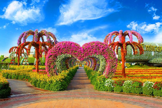 Dubai Miracle Garden and Global Village Shopping Tour - Global Village: three hours of food, shopping, and shows