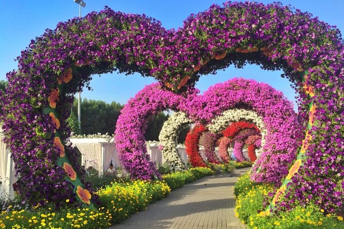 Dubai Miracle Garden Entry Tickets - Food, shops, and the less polished side