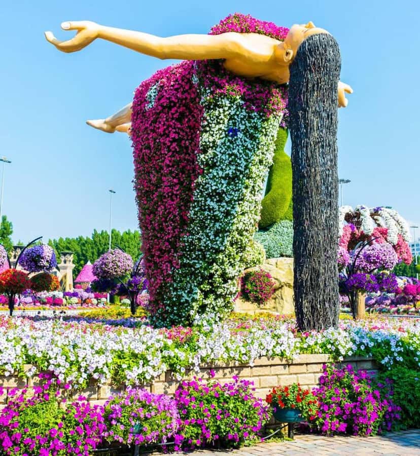 Dubai: Miracle Garden, Global Village, and Dubai Frame - Miracle Garden: a photo stop with a family-friendly feel