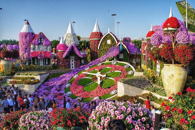 Dubai Miracle Garden Ticket with Transfer - The pickup ride to Dubailand