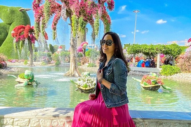 Dubai Miracle Garden Ticket - The Emirates A380 is the headline display