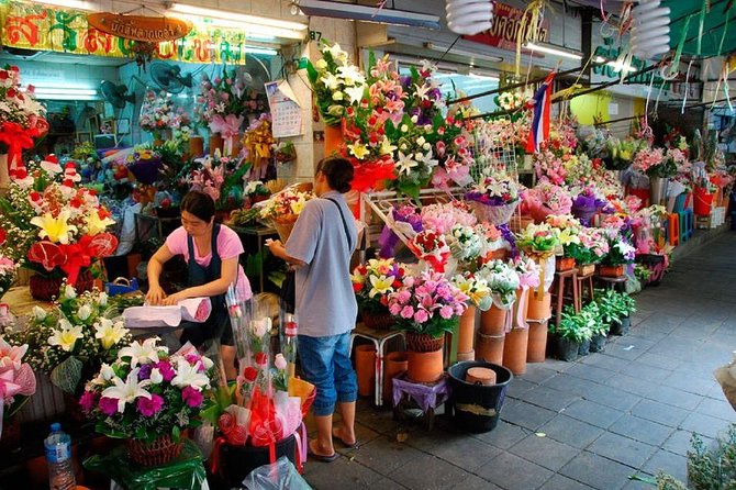 Floating Market - Train Market - Flower Market and China Town - Maeklong Railway Market and the famous track