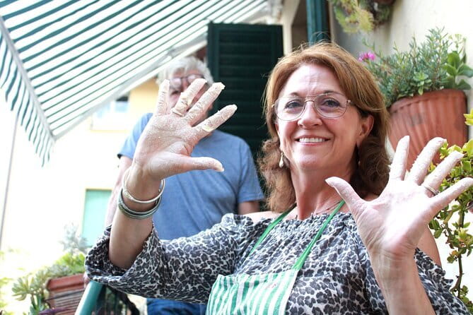 Florence Cooking Class with Wine Pairing in Mirella's Garden Home - Garden dining when the weather cooperates