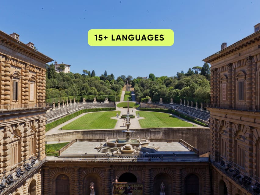 Florence: Pitti Palace and Boboli Gardens Ticket & eBook - Starting at Pitti Palace beside Santo Spirito