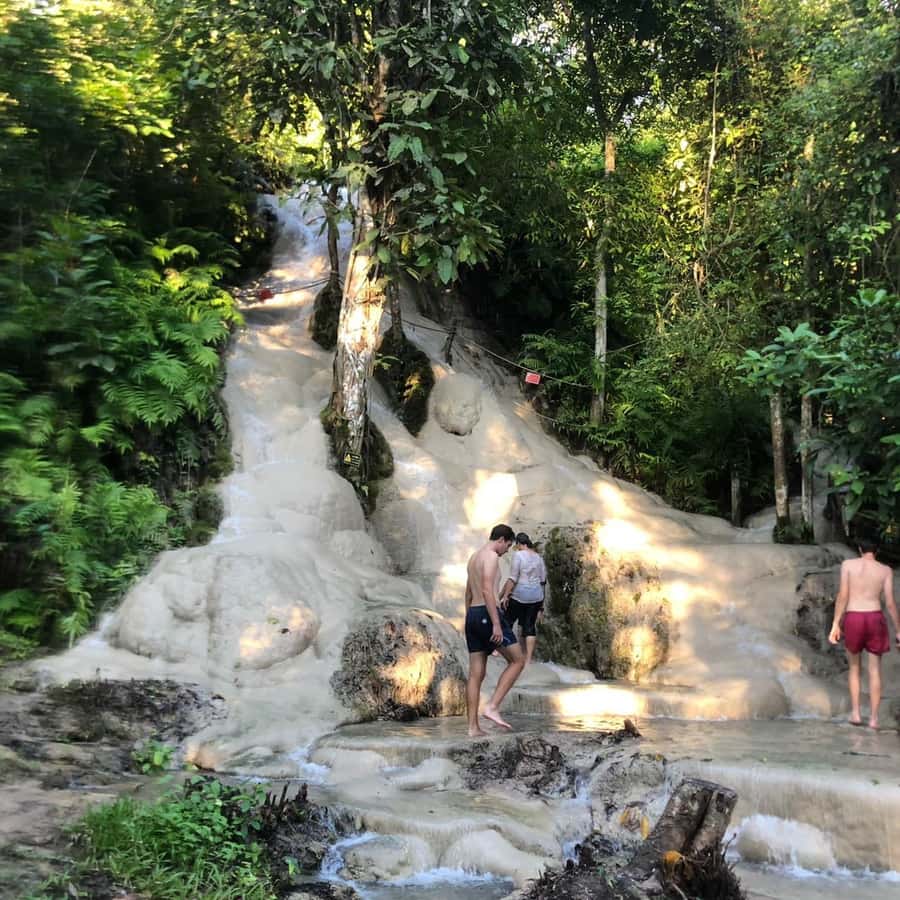 From Chiang Mai: Temples, Sticky Waterfall, and Orchid Farm - Wat Pha Lat: a quiet forest temple first