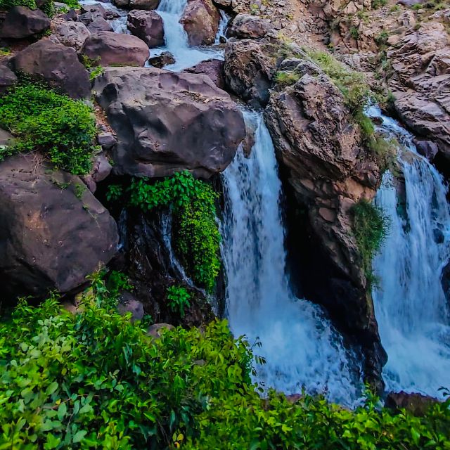 From Marrakech: Day Trip to Anima Garden and Imlil Valley - The two-hour walk to the waterfall