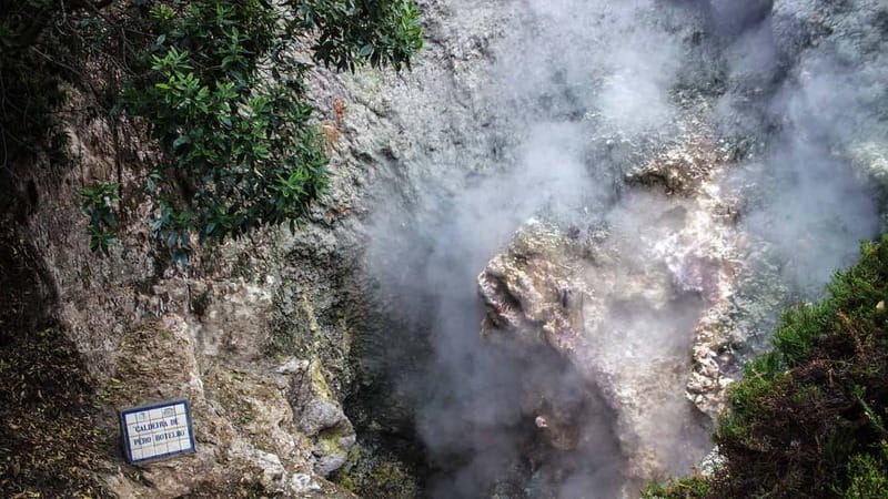 Furnas & Terra Nostra Gardens Biologist-guided e-Tour +lunch - The drive into Furnas crater