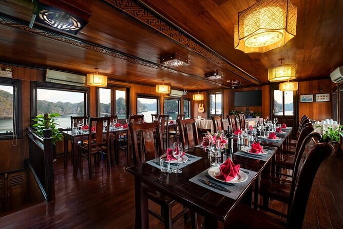 Garden Bay Cruises - Traditional Wooden Boat to Bai Tu Long Bay - Boarding the wooden boat in Halong