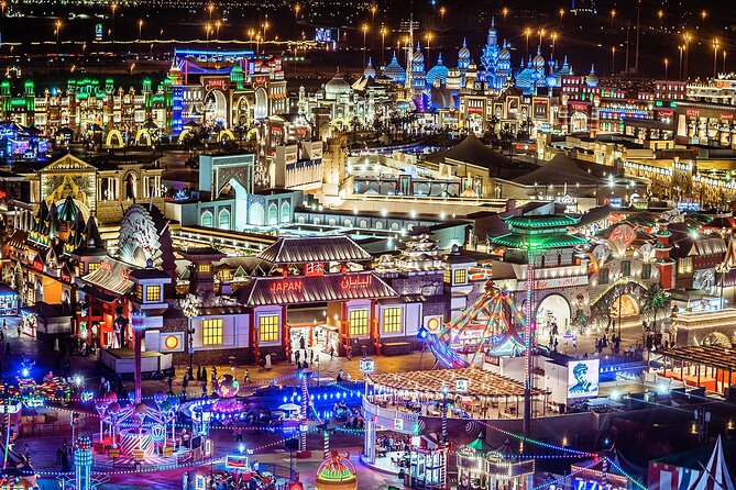 Global Village and Miracle Garden Tour With Private Transfers - Two Dubai attractions with very different personalities
