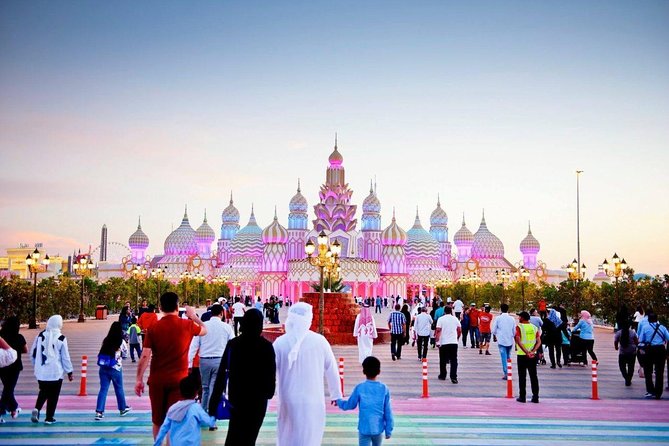 Global Village & Dubai Miracle Garden with Transfers - Entering Dubai Miracle Garden for a two-hour visit