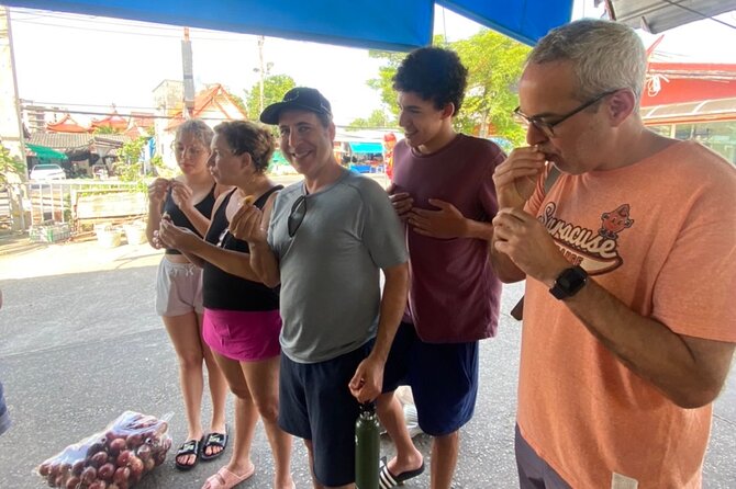 Half day Thai cooking Class + Market tour+Garden tour - Timing, group size, and the return trip