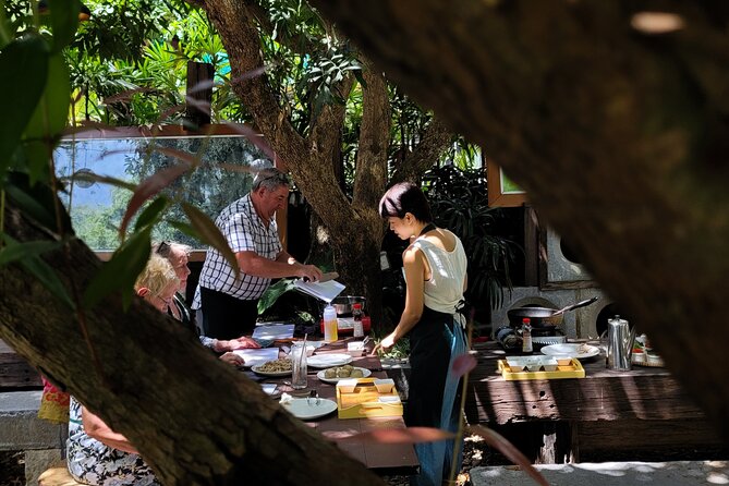 Hue's Vegetarian Cooking Class in Ancient Garden - The five-course vegetarian meal afterward
