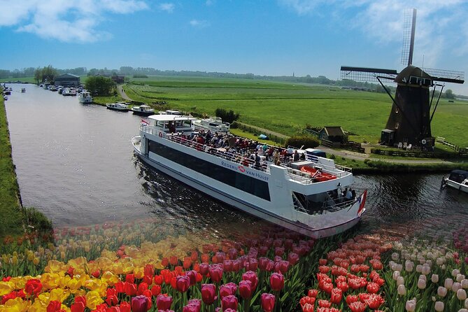 Keukenhof Gardens with Windmill Cruise & Transfer from Amsterdam - Warmond cruise: lowlands, mills, and bulb fields