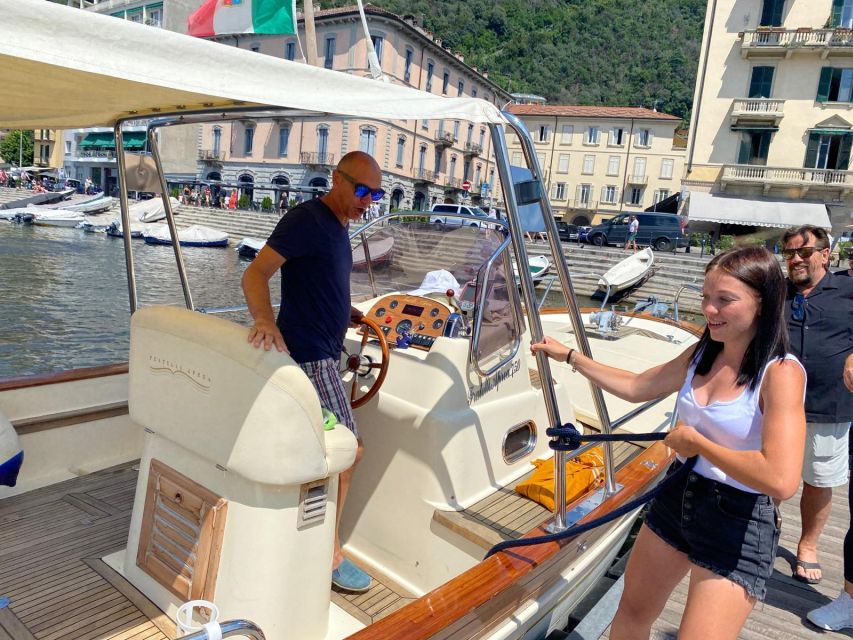 Lake Como: Villas & Gardens SpeedBoat Private Tour - Villa Pliniana and the waterfall at Nesso