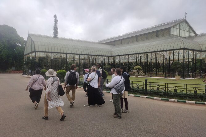 Lalbagh Botanical Garden Early Morning Walk + Breakfast at MTR - Walking toward the Glass House