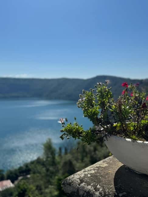 Laudato Si: Castel Gandolfo and the Gardens of the Papal Villas - The view over Lake Albano