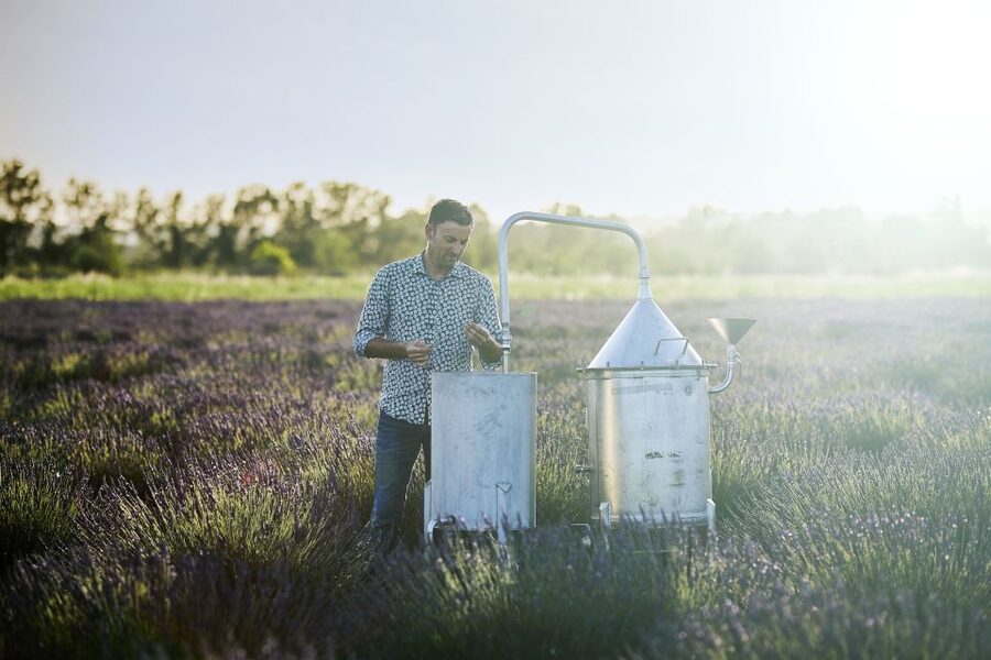 Lavender Field & Distillery Tour between Nimes & Arles - The perfume bar and the short production film