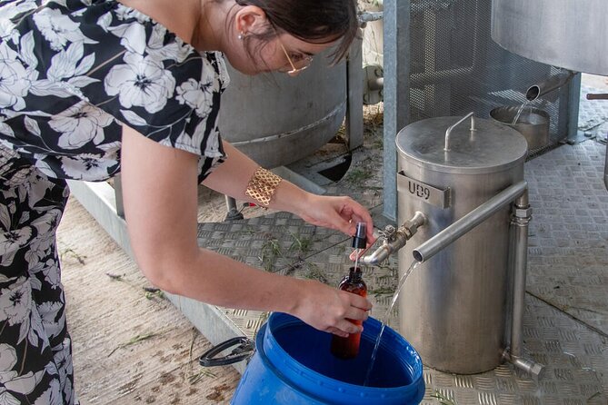 Lavender Harvesting and Distillation Workshop in Bellegarde - Loading the still at the organic distillery