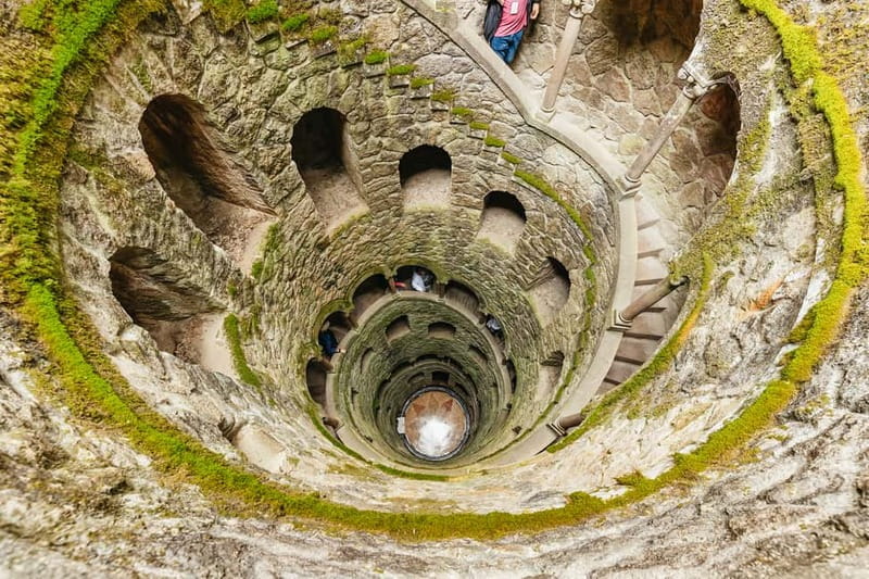 Lisbon: Sintra Tour with Optional Regaleira & Pena Gardens - Quinta da Regaleira and the Initiation Well