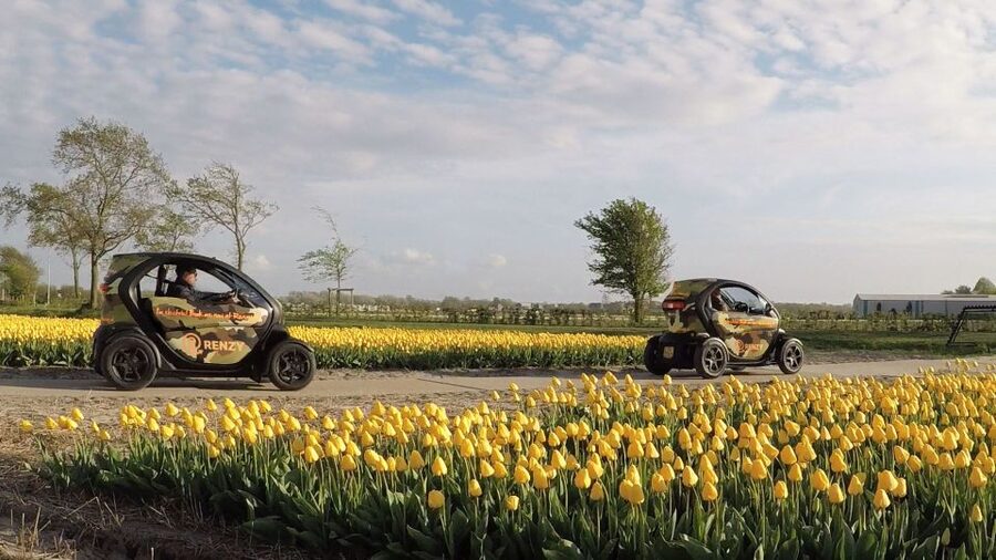 Lisse: Self-Guided Tulip Fields GPS Audio Tour - Pulling over for the best photographs