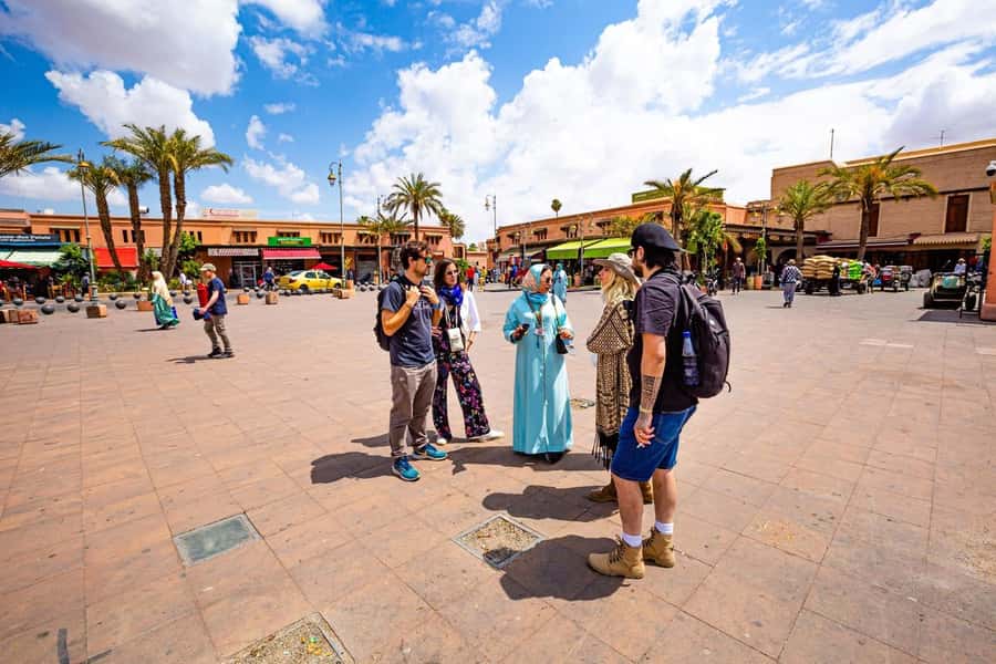 Marrakech: Bahia Palace, Madrasa Ben Youssef & Secret Garden - Mellah and the changing face of the old city