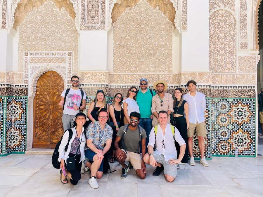 Marrakech: Bahia Palace, Madrasa Ben Youssef & Secret Garden - Ending at Jemaa el-Fnaa