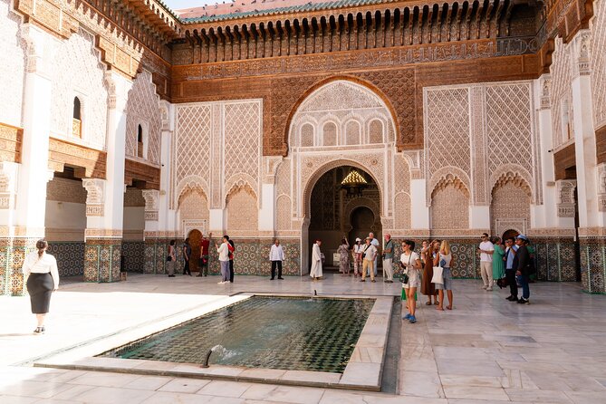 Marrakech: Ben Youssef Madrassa, Secret Garden and Medina Tour - Koutoubia Mosque and its copper-topped tower