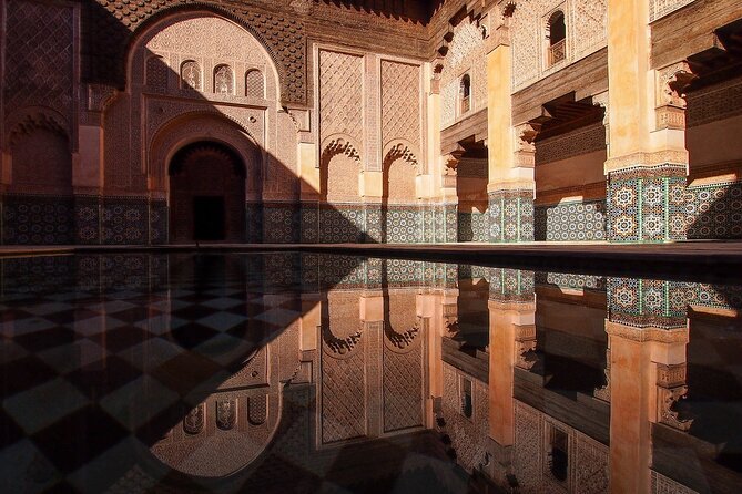 Marrakech: Ben Youssef & Secret Garden & Souks Guided Tour - Booking, cancellation, and timing advice