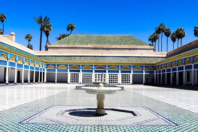 Marrakech City Tour, Bahia Palace, Badii Palace, Majorelle Garden - What happened to the souks, Djemaa el Fna, and museum?
