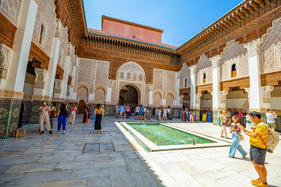 Marrakech: Madrasa Ben Youssef, Secret Garden & Medina Tour - Secret Garden: a calm pause among narrow lanes